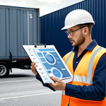 **Prompt:** A logistics professional confidently presenting a data-driven report on optimized delivery routes, showcasing a reduction in transportation costs. Include charts and graphs.