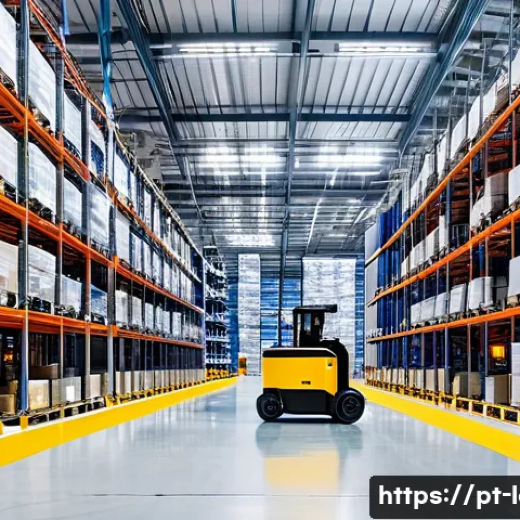 물류정보관리사 자격증 취득 후 온라인 강의 활용법 - **Prompt 1: The Future of Logistics in a Brazilian Hub**
"A vibrant, wide-angle shot inside a la...