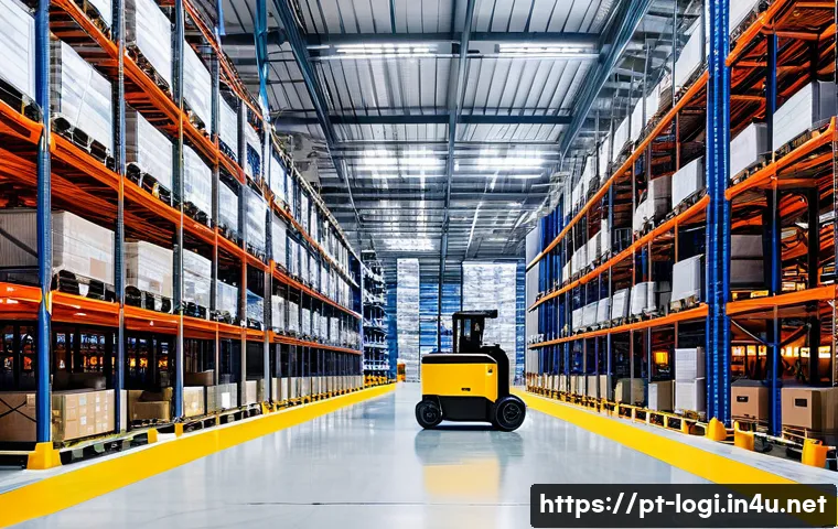 물류정보관리사 자격증 취득 후 온라인 강의 활용법 - **Prompt 1: The Future of Logistics in a Brazilian Hub**
"A vibrant, wide-angle shot inside a la...